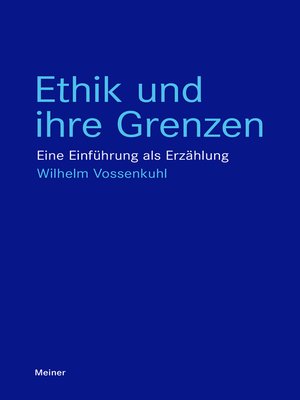 cover image of Ethik und ihre Grenzen